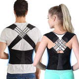 Back Brace Posture Support Wrap for Women & Men Back Lumbar Support Shoulder Posture Support for Posture & Back Neck