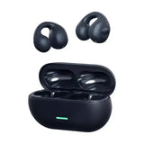 TWS Bluetooth Headset 5.3 Wireless Air Conduction Headphones Clip Ear Music Noise Canceling HD Call Sports Gaming Earphone