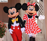 Hot Sale Mickey Minnie Mouse Cartoon Character Costume Anime Stitch Mascot Costume Christmas Party Props Advertising Fancy Dress