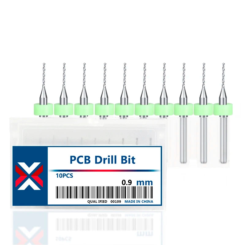 XCAN 0.1mm-2.0mm Import Carbide PCB Drill Bits Print Circuit Board Mini CNC Drilling Bit Set