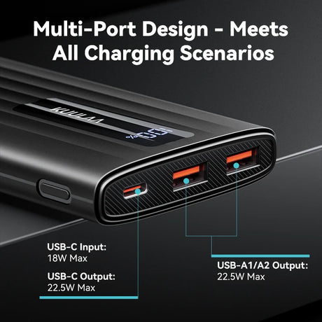 KUULAA 10000mAh portable power bank 5W fast charging