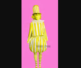 Clown Cosplay Costume Role Playing Team Tour Performance Clothes Carnival Party Amusement Park Rave Outfit Dancer Stage Wear