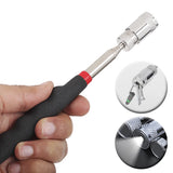 Telescopic Magnetic Pen  Extendable Pickup Rod Stick  with Light Mini Portable Magnet Pick Up Tool for Picking Up Screws Nut Bol