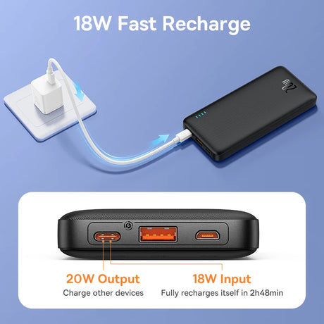Baseus 10000mAh portable power bank 20W fast charging