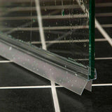 100cm Bathroom Shower Screen Door Seal Strip PVC 12/17/22/23mm Windproof Glass Door Bottom Water Blocking Seal Strips