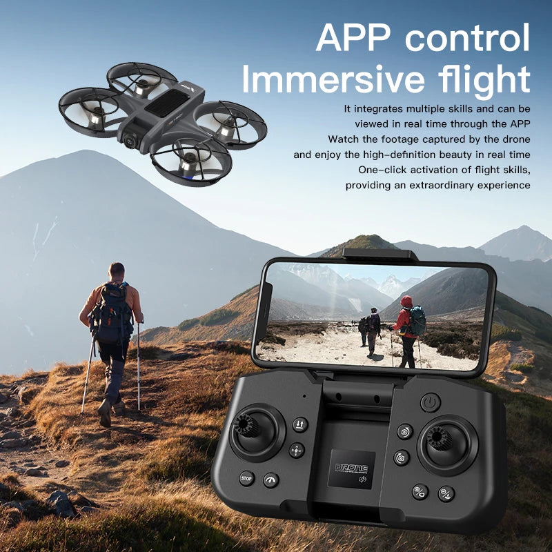 2026 New X226 VR FPV Drone 4K HD Dual Camera Brushless Motor WiFi 5G Optical Flow Positioning Mini for Racing RC Quadcopter