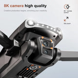 Lenovo V198Max GPS Drone 4K Professional 8K HD Two Camera  Brushless Motor 5G WIFI FPV RC Quadcopter Helicopter with Screen toy