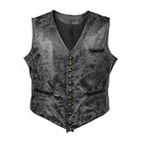 Costume Médiéval Vintage pour Homme, Gilet Steampunk, Gothique, Col en V, Glaçure, Halloween, Carnaval, Habillage, Vêtements de