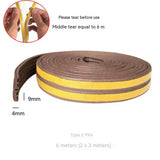 Door and window sealing strip, window windproof, warm insulation, aluminum alloy anti-theft door, door seam, door bottom soundpr