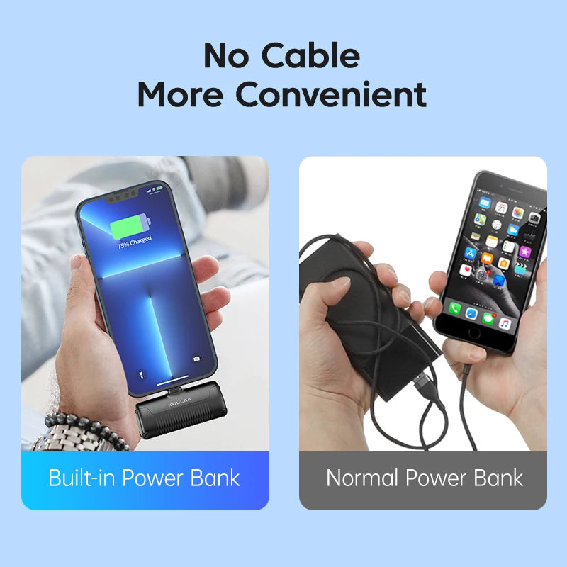 KUULAA 4500mAh portable power bank