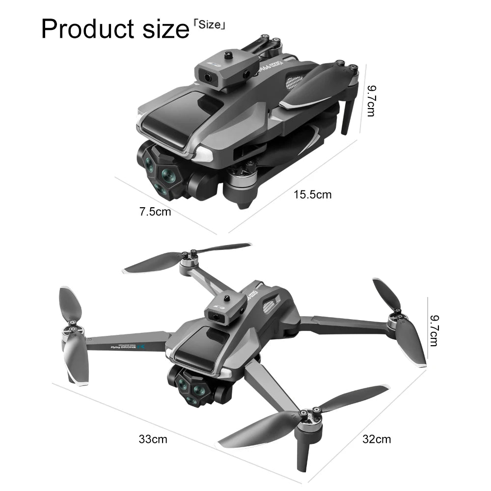 2025 New M66 Drone HD Folding Remote Control With Camera And Screen 5G FPV Camera Quadcopter Brushless Motor RC Quadcopter