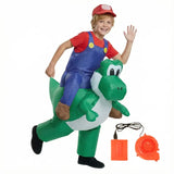 Yoshi inflatable Cosplay Costume Suit Halloween Festival Party Mario inflated Disfraz Costumes Set