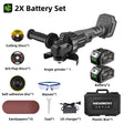 NEWBENY 125mm Brushless Cordless Electric Angle Grinder 3 Gears High P UK