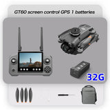 Best Sales Drone 4.3-Inch Screen Remote Control Lightweight Beginner Foldable GPS Quadcopter for Adults Travel