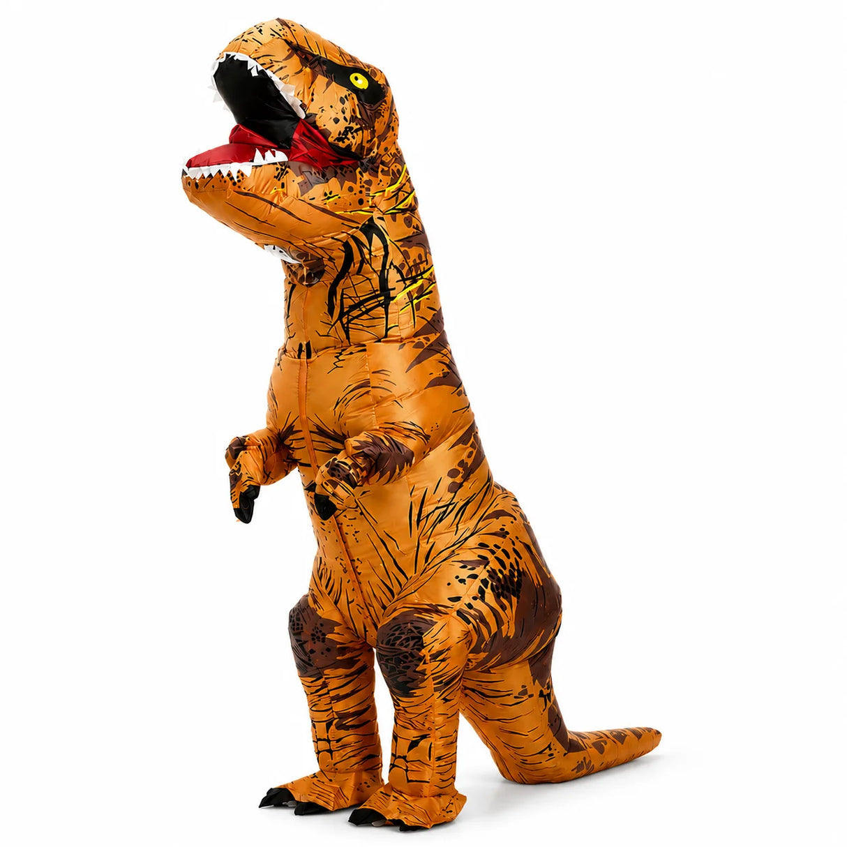 Adult Inflatable Dinosaur Halloween Costume, T-Rex Fancy Dress Outfit for Halloween Parties, Cosplay, Festivals and Role Play