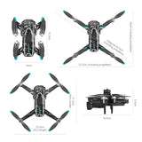 New D13 Drone 4K Professional HD Triple Camera 5G WIFI FPV Dron 360° Obstacle Avoidance Brushless Large Screen RC Quadcopter Toy