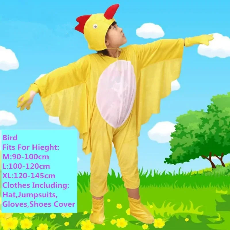 Cute Multiple Animal Costume Children Kids Boys Girls Summer Short Cosplay Costumes  Carnival Party Dress Halloween