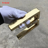 Glass door handle stainless steel wooden door handle shower bathroom accessories(SJ-3046)