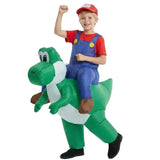 Yoshi inflatable Cosplay Costume Suit Halloween Festival Party Mario inflated Disfraz Costumes Set