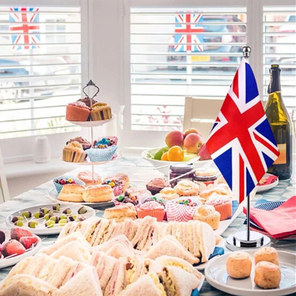 14x21cm Office Desk Flag   United Kingdom National Flag Union Flag UK British England Country Banner