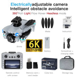 Aerial FPV New AE5 Pro GPS Drone 8K Camera Professional Brush Avoiding Obstacle with Large Screen Remote Control Folding Drone