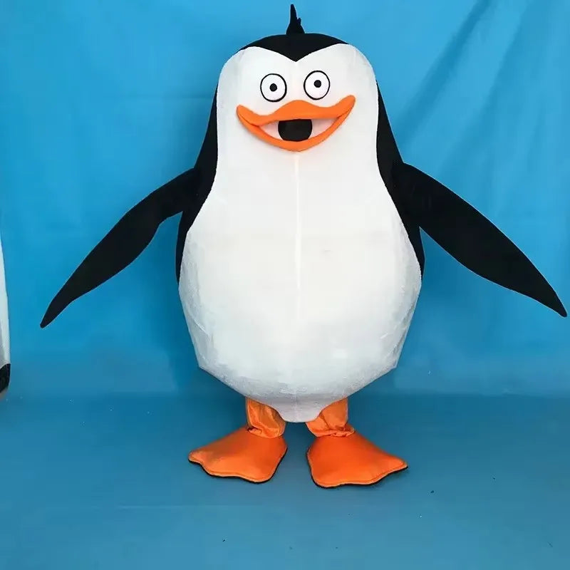 New Madagascar Penguin Mascot Costume Fancy Dress Halloween Anime Doll Cosplay Clothing Birthday Party Carnival Props Adult Gift