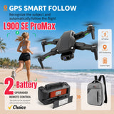 LYZRC L900 ProSE GPS Drone 2 Battery HD Dual Lens Foldable RC Quadcopter Brushless Motor erial Photography FPV W Hangpack