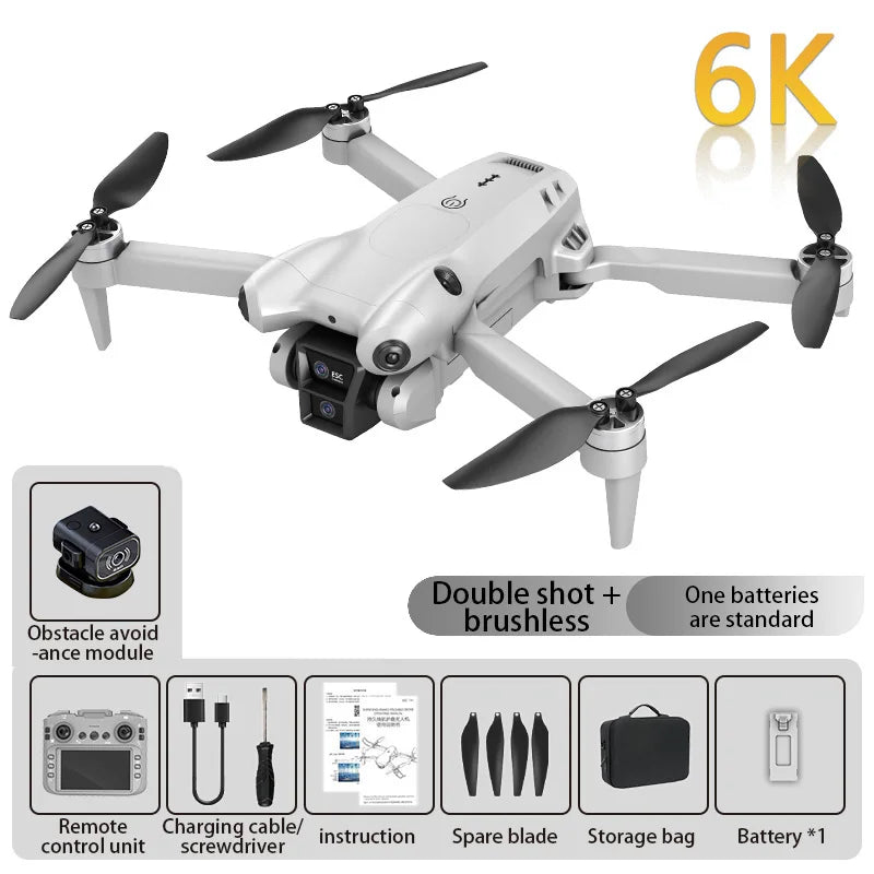Brushless Intelligent Positioning Drone Remote Control With Screen Quadcopter Aerial Photography Remote Control Aircraft