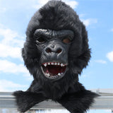 Adult King Kong Cosplay Costume Gorilla Mascot Plush Cartoon Doll Clothing Animal Carnival Party Advertising Performance Outfit