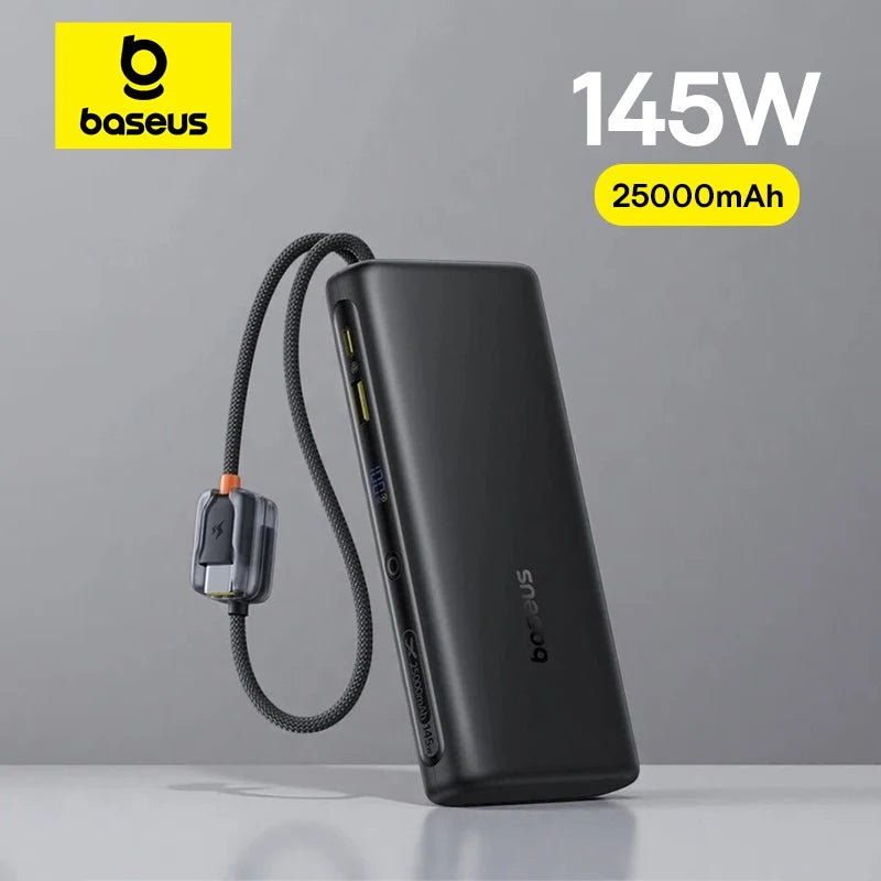 Baseus 25000mAh portable power bank 145W fast charging