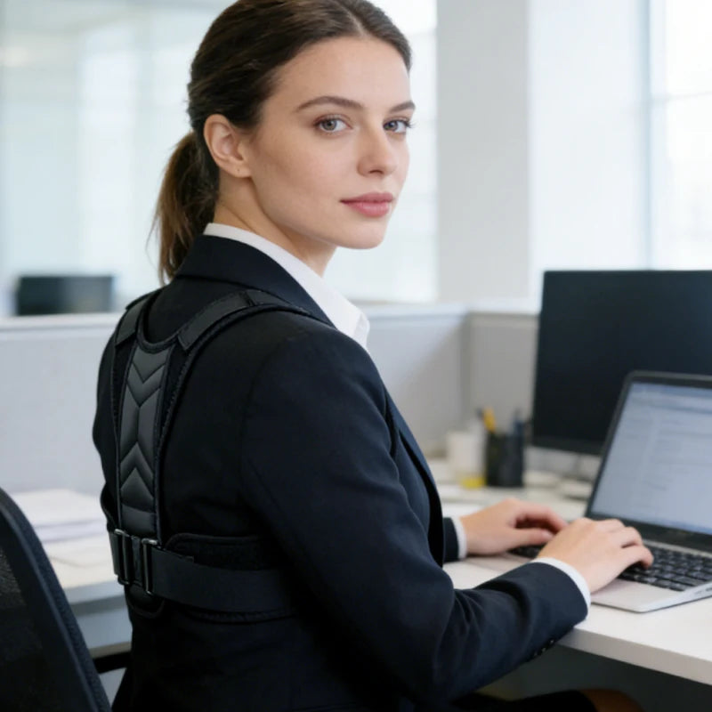1pcs Back Posture Correction Belt Hunchback Corrector Adult Men and Women Sitting Posture Correction Belt Shoulder Straight Back