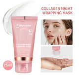 75ml Collagen Wrapping Mask Peel Off Mask & Brush Deep Hydration Moisturize Brightening Face Skin Facial Mask Skincare