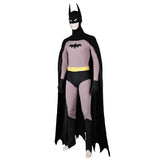 Bat Men Cosplay Costume Bruce Superhero Disguise for Adult Man Jumpsuit Cloak Bat Mask Bodysuit Halloween Carnival Party Clothes