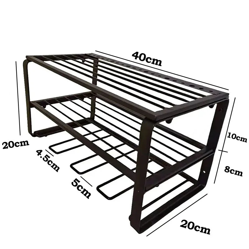 Power Tool Organizer Rack Wall Mount Tool Cabinet Electric Drill Holder Heavy Metal Tool Shelf Storage Rack for Workshop Garage