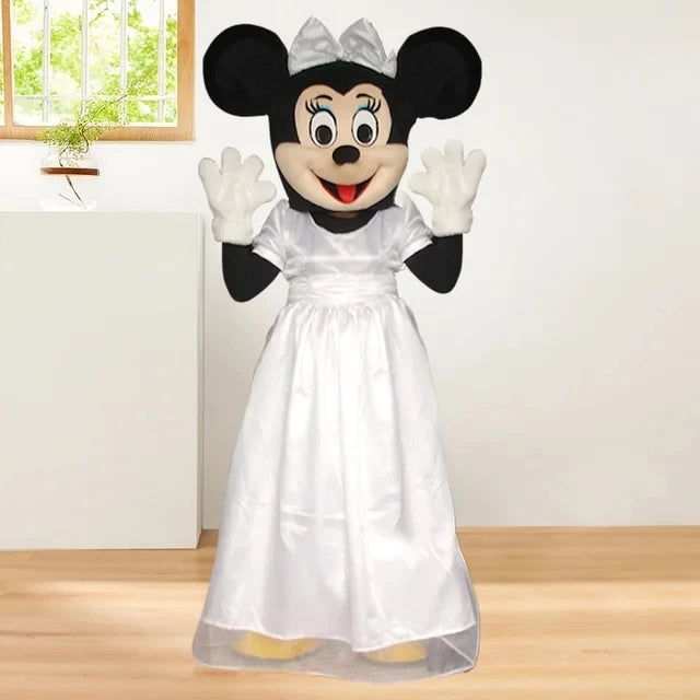 Hot Sale Mickey Minnie Mouse Cartoon Character Costume Anime Stitch Mascot Costume Christmas Party Props Advertising Fancy Dress