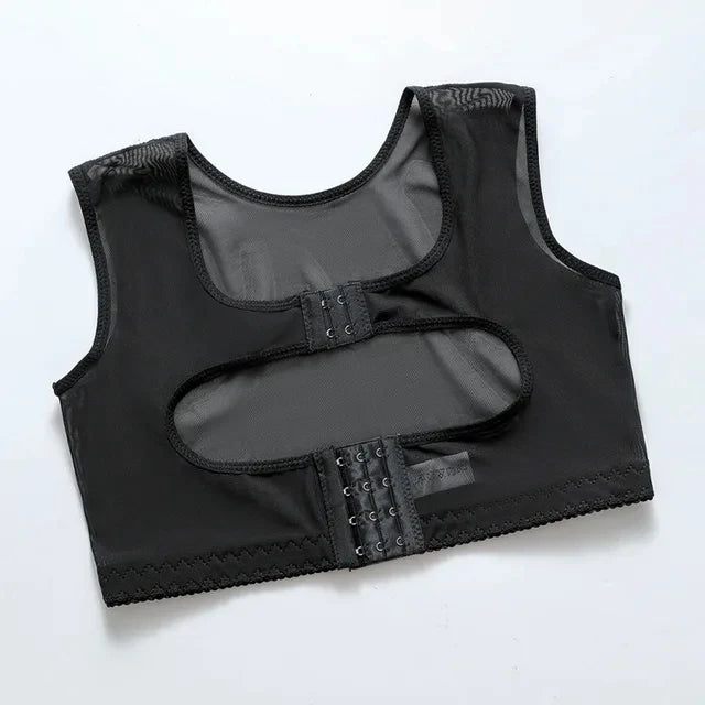 3D Support Body Shaper Bras Women Chest Posture Corrector Belt Shoulder Back Brace Push Up Shapewear Invisible Gather Bra