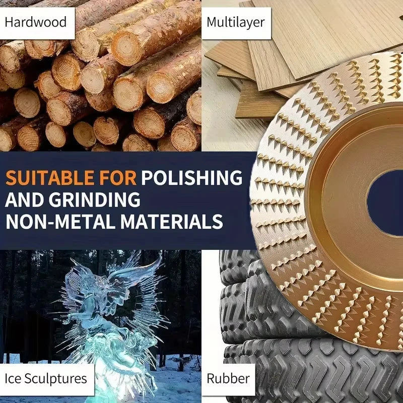 1/3pcs Woodworking Carving Wheel Polishing Wheel Versatile Sanding Disc Wood Shaping Tool Abrasive Disc 22mm inner diameter