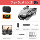 V88 Drone 8K Professional HD Camera Height Maintaining 4 Sides Obstacle Avoidance RC Quadcopter for Adult Child Toys