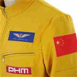 Ryland Grace Cosplay Costume Yellow Astronaut Jumpsuit Men's Workwear Bodysuit Halloween Carnival Party Uniform Set