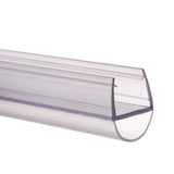 4 to 12mm Transparent  PVC Seal Gap Window Door Weatherstrip Bath Shower Screen Door Seal Strip
