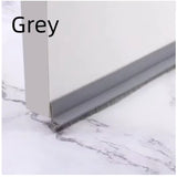 1m Door Seal Draft Stopper With Brush Reduce Noise Rubber Door Sweep Breeze BlockerInsect Proof Dust Proof And Sound Proof Seal