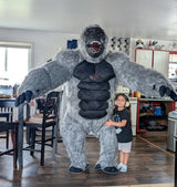 Inflatable 2M/2.6M/3M Big King Kong Gorilla Mascot Cosplay Costumes Party Advertising Plush Cartoon Doll Clothing Adult Fursuit