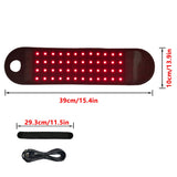 Red＆Infrared Light Therapy Belt 660nm&850nm Full Body Pain Relief Wrap Burn Fat Wrap Slimming Machine Waist,Wrist,Chin,Neck Pad