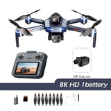 New GT8 Drone Aerial Deone Foldable Quadcopter Obstacle Avoidance GPS WIFI Drones With Camera HD 8K GPS Professional Dual Camera