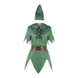Peter Pan cos clothes green fairy elf clothes cosplay stage performance performance clothes suit