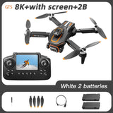 Lenovo GT5 Mini Drone 4K Professional 8K HD Camera RC with screen Brushless Optical flow Quadcopter Obstacle Avoidance toy