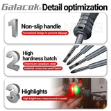 Multifunctional Electrician Test Screwdriver AC Non-contact Induction Test Pen Voltage Tester 70-600V Red Green Induction Lights