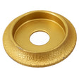 1Pc Vacuum Brazed Diamond Grinding Wheel Edge Profile Sanding Disc For UK