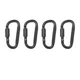 4-6PCS Carabiner Set For Key Camping Survival EDC Outdoor Keychain Clip  Alloy Aluminum Tactical Caribiner Hook Karabiners