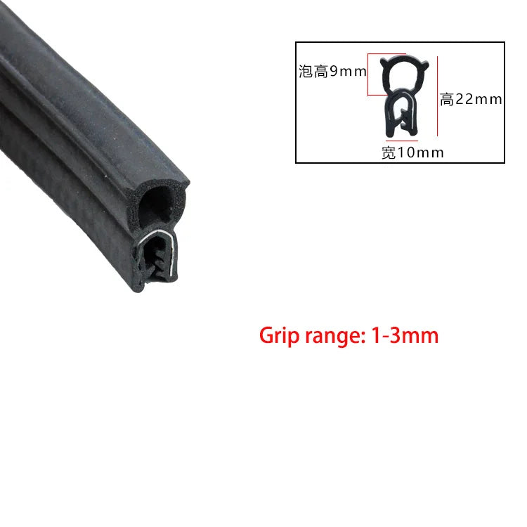 1/3meter Door Edge Guard Rubber Sealing Strip U Type Hardwearing Car Ship Dustproof Trim Soundproofing Waterproof Sealings Parts
